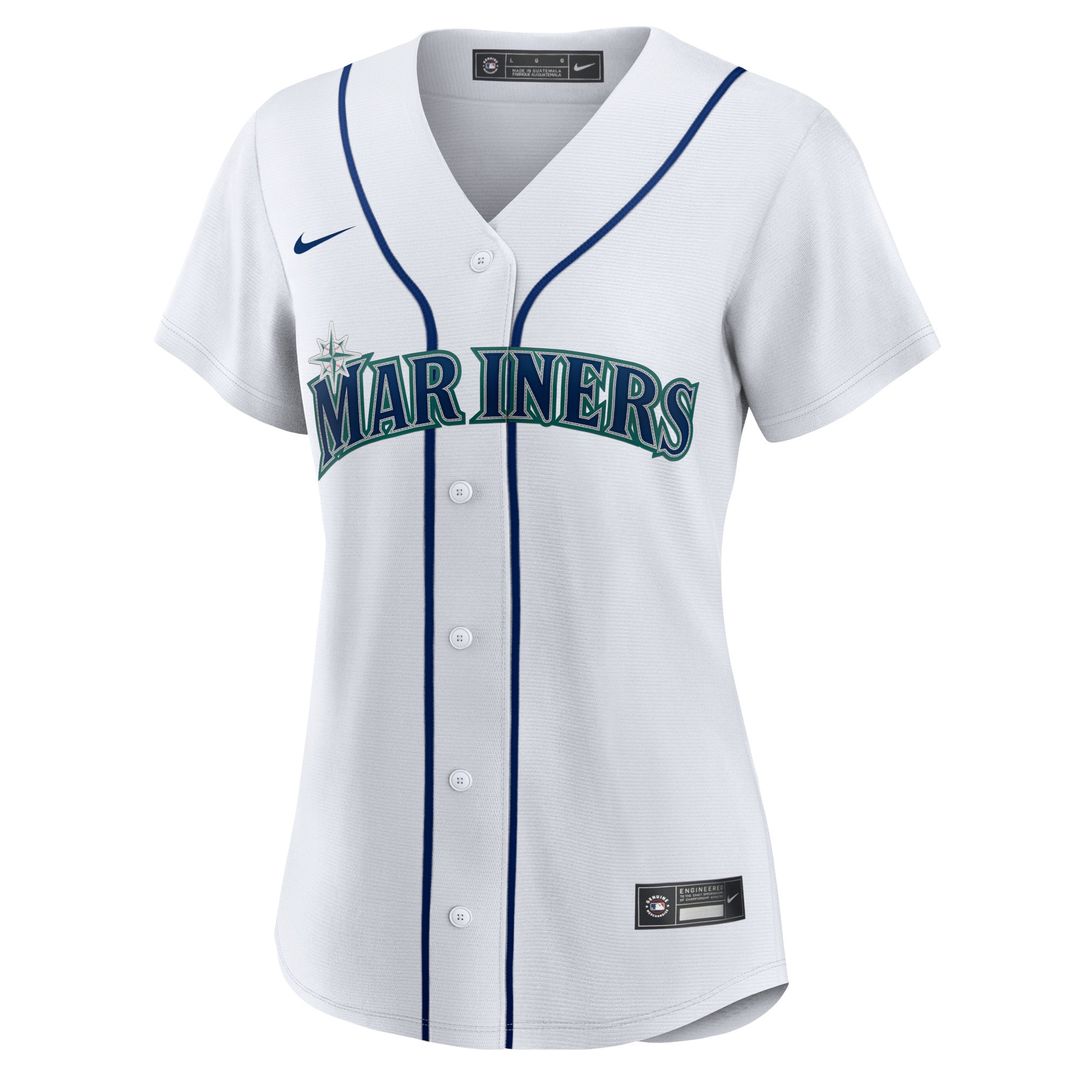 Seattle Mariners Julio Rodriguez Women's Home Replica Jersey - White