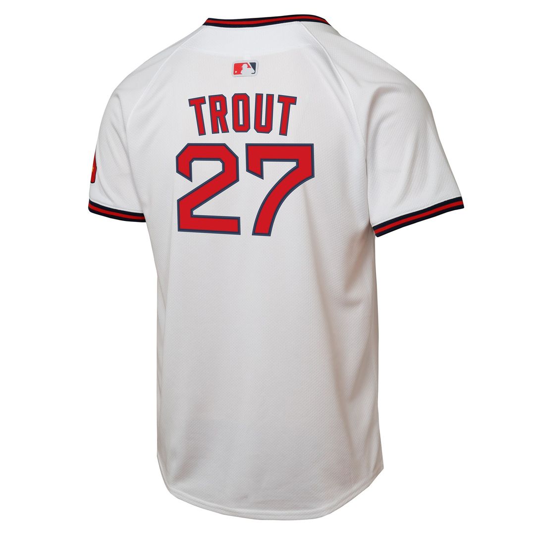 Los Angeles Angels Mike Trout Youth Alternate 2 Limited Jersey - White