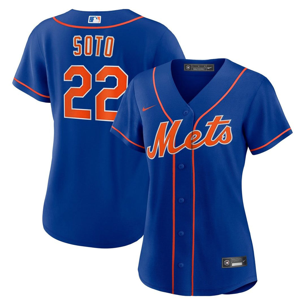 New York Mets Juan Soto Women's Alternate Replica Baseball Jersey - Royal