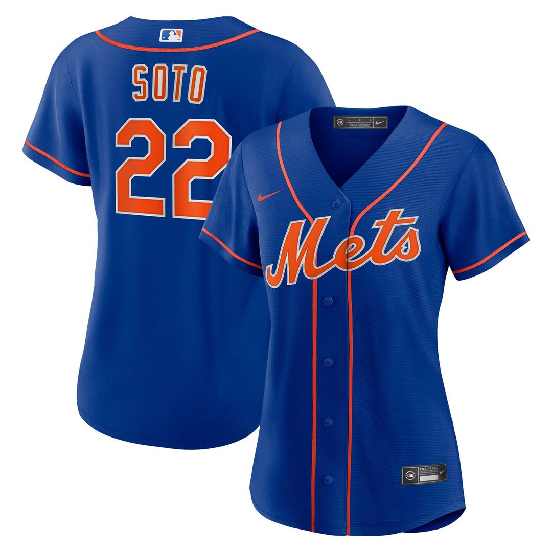 New York Mets Juan Soto Women's Alternate Replica Baseball Jersey - Royal