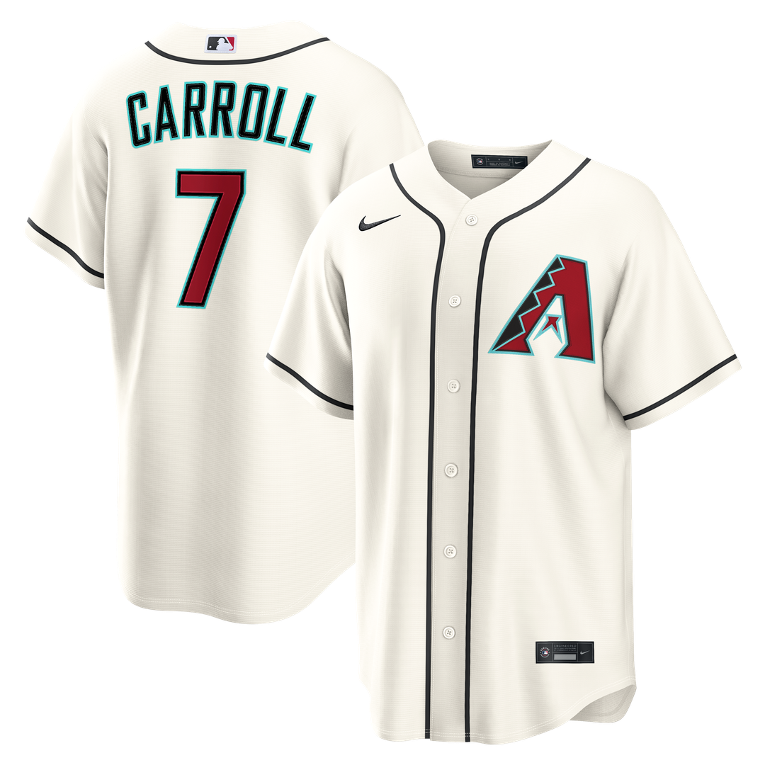 Arizona Diamondbacks Corbin Carroll Home Replica Jersey - Cream